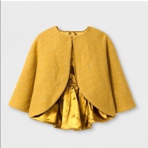 Girls Genuine Kids OshKosh 12 months Cape mustard